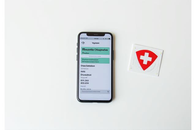 Smartphone zeigt eine digitale Vignette-App, daneben eine physische Vignette